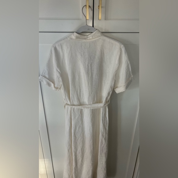 Aritzia Wilfred Eleta Linen Midi Dress 2XS - Picture 9 of 12